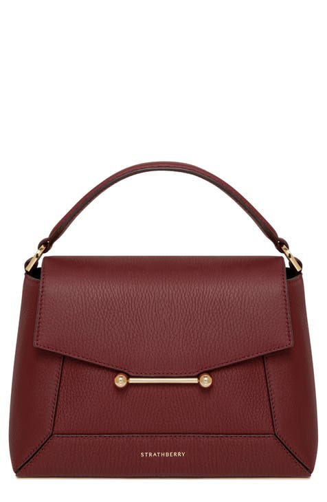 Brand new maroon shoulder soft fashion bag