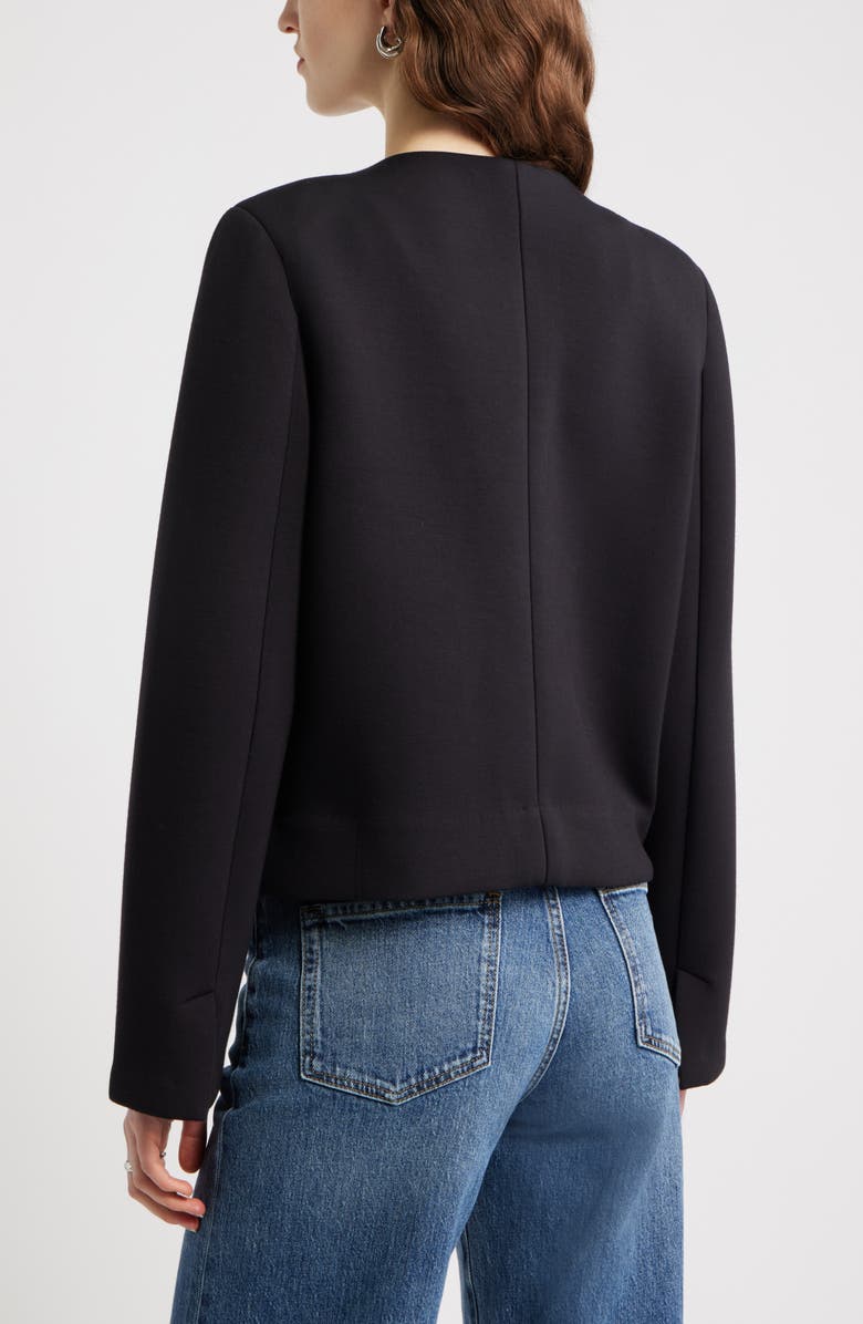 Nordstrom Neoprene Jacket, Alternate, color, Black