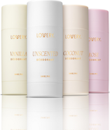 Lovery 4-Pack Aluminum Free Deodorant Stick Gift Set