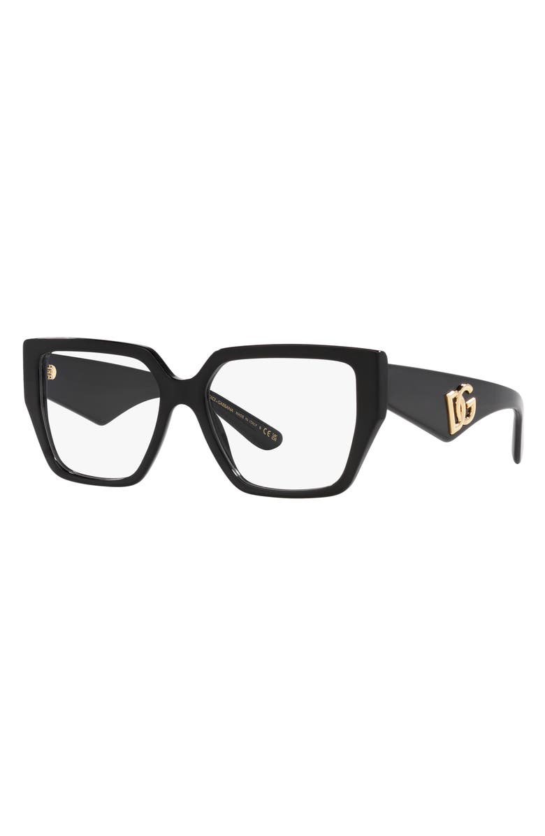 Dolce&Gabbana 55mm Square Optical Glasses, Alternate, color, 