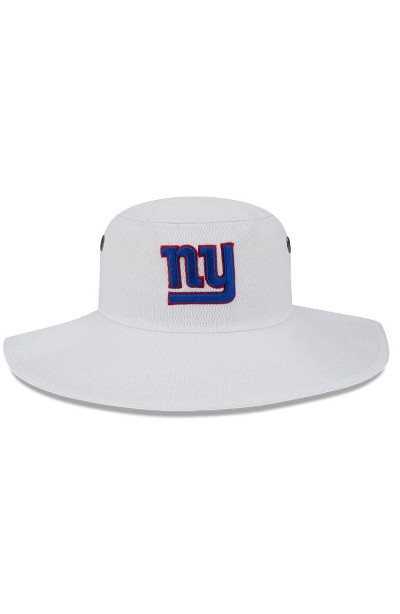New Era Men's New Era White New York Giants 2023 NFL Training Camp Panama Bucket Hat, Alternate, color, White