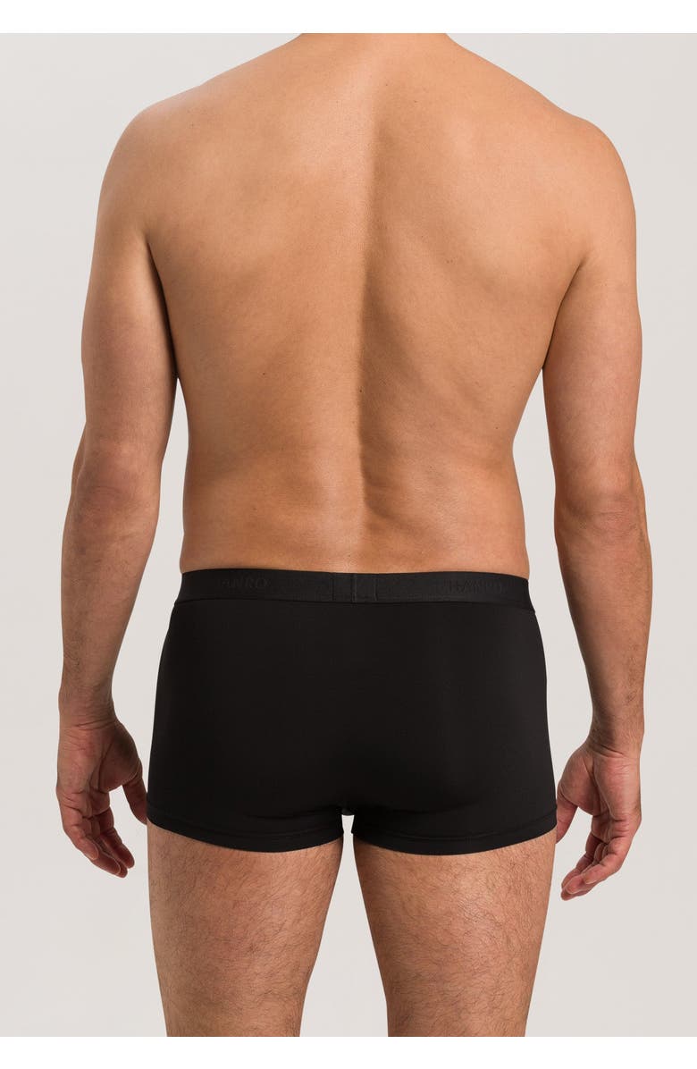Hanro Micro Touch Boxer Brief, Alternate, color, Black
