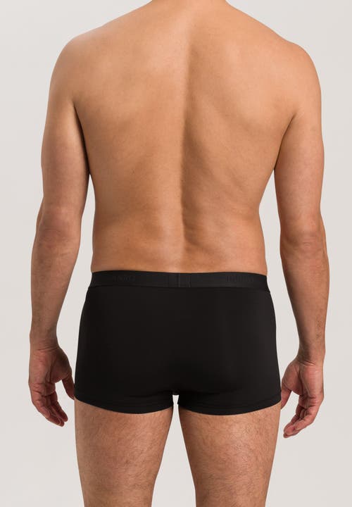 Hanro Micro Touch Boxer Brief In Black