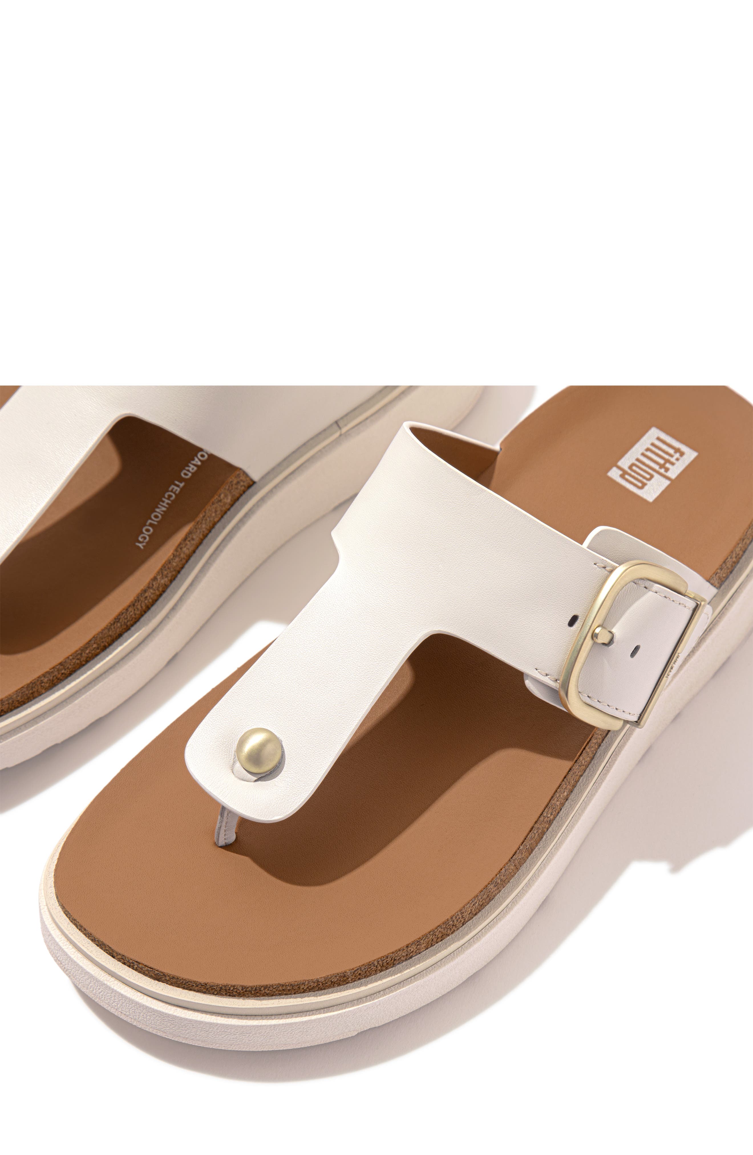Gen-FF Buckle Platform Flip Flop, Alternate, color, URBAN WHITE