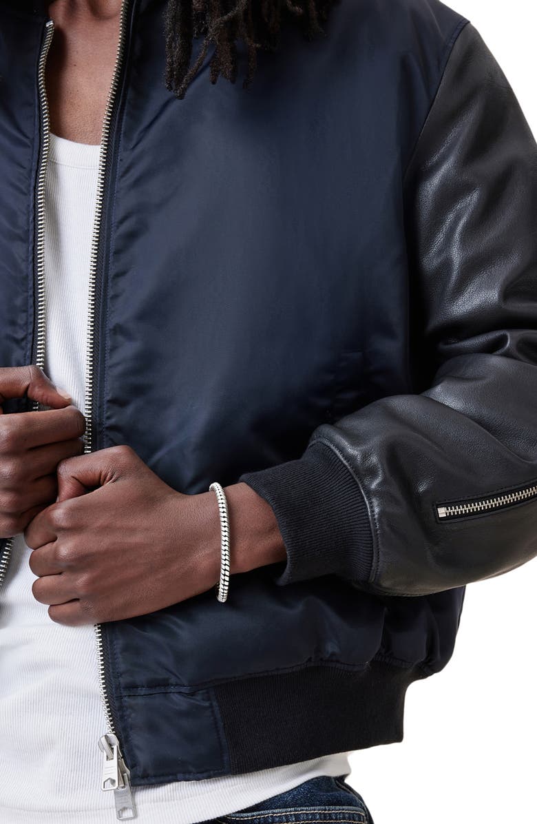 AllSaints Men's Snake Chain Bracelet, Alternate, color,