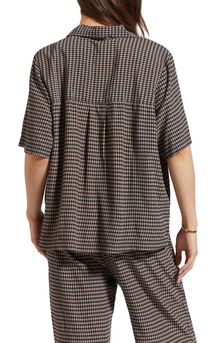 Brixton Hudson Lounge Short Sleeve Button-Up Shirt, Alternate, color, 