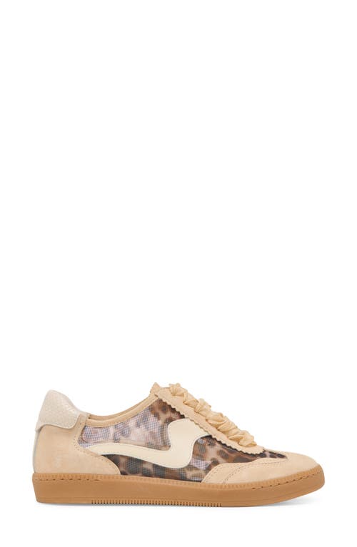 Dolce Vita Notice Mesh Sneaker In Light Leopard