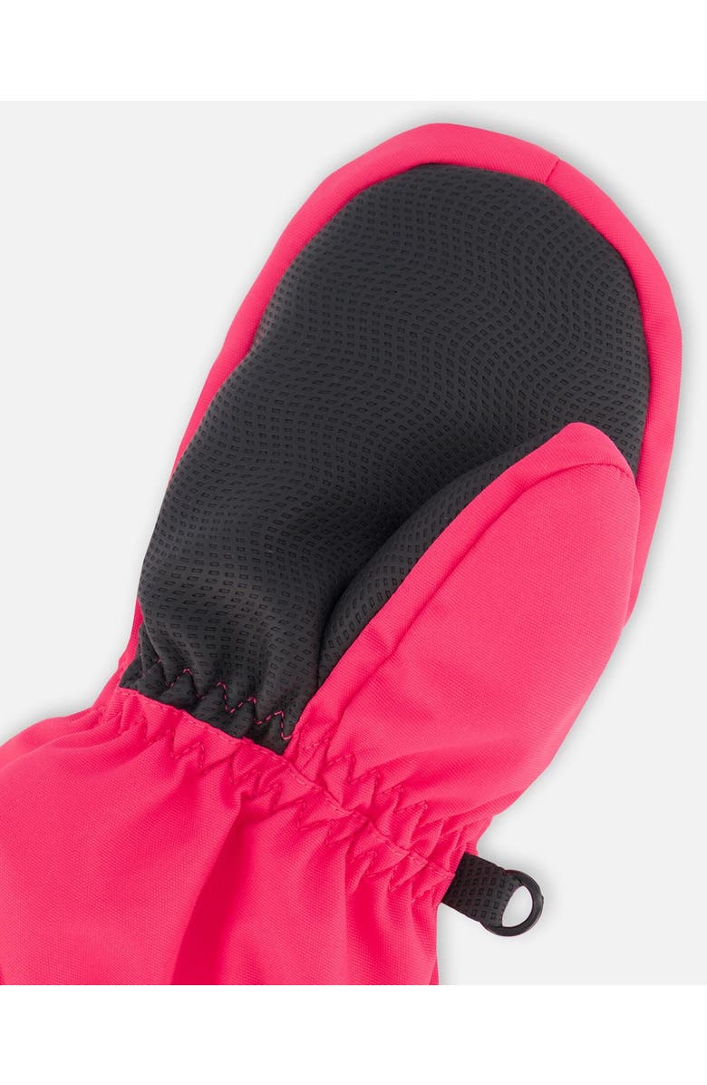 Deux par Deux Baby Girl's Solid Mittens Fuschia Pink, Alternate, color, Beetroot Purple