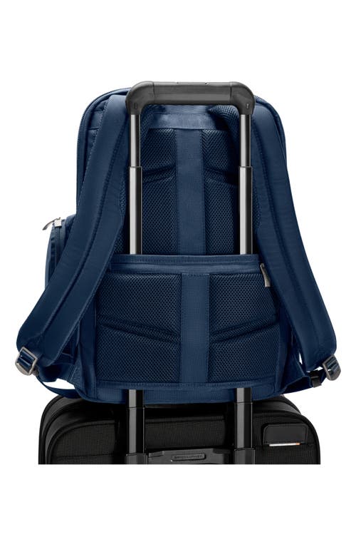 Briggs & Riley Work Medium Widemouth Backpack In Navy