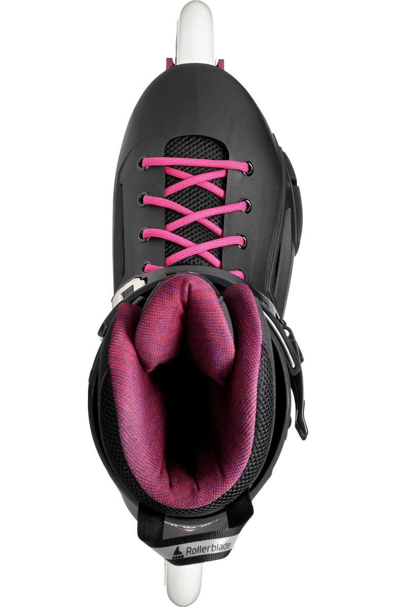 Rollerblade Lightning 90 Womens Inline Skates, Alternate, color, Black/Sangria