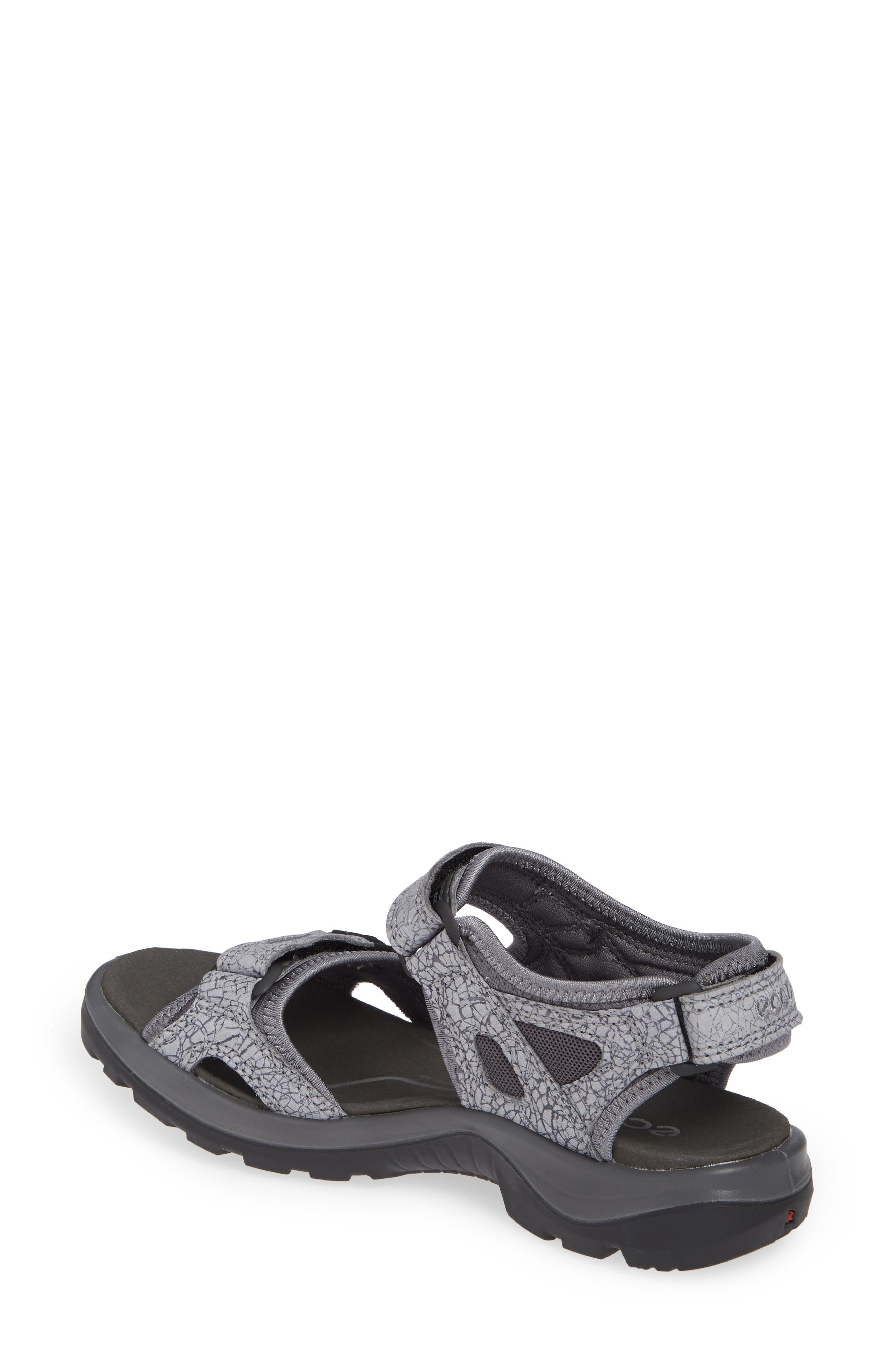 Yucatan Sandal, Alternate, color, TITANIUM/ DARK SHADOW NUBUCK