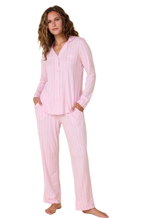 Pima Knit Pajama Floral Set