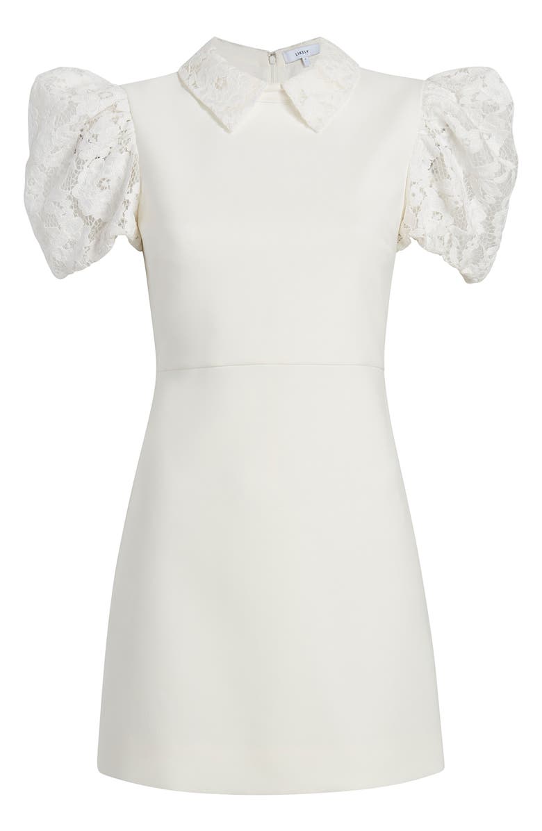 LIKELY Williams Lace Puff Sleeve Minidress, Alternate, color, 