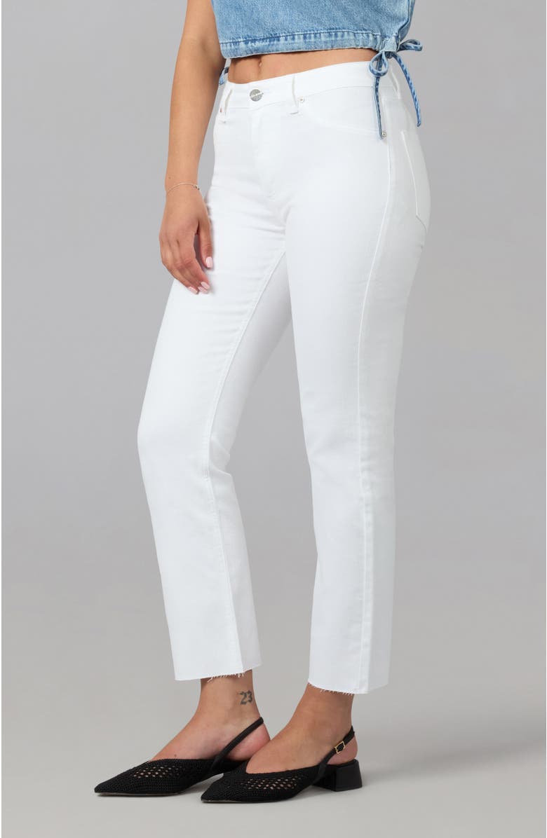 Lola Jeans Denver High Rise Straight Jeans, Alternate, color, White