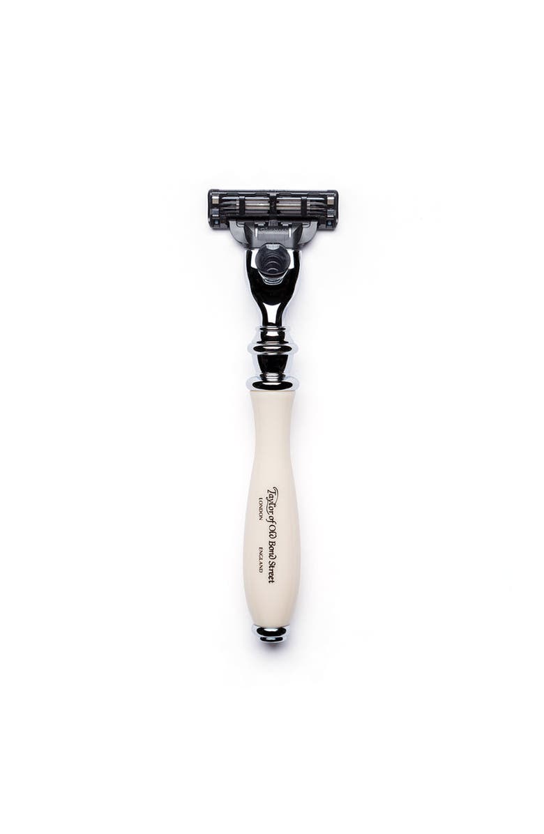Taylor of Old Bond Street Victorian Mach3 Razor, Main, color, Ivory