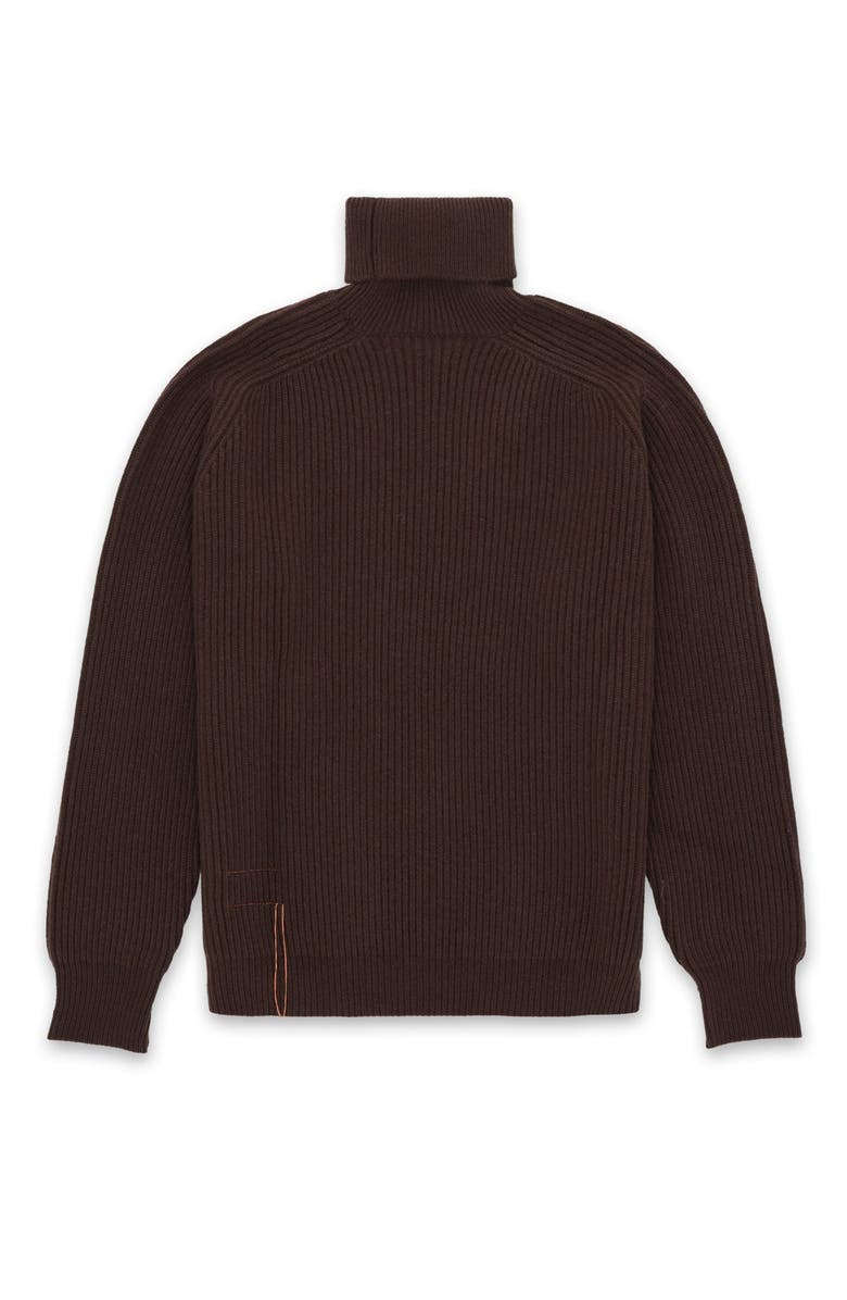 Fortela Brighton High Neck Jumper, Alternate, color, Dark Brown