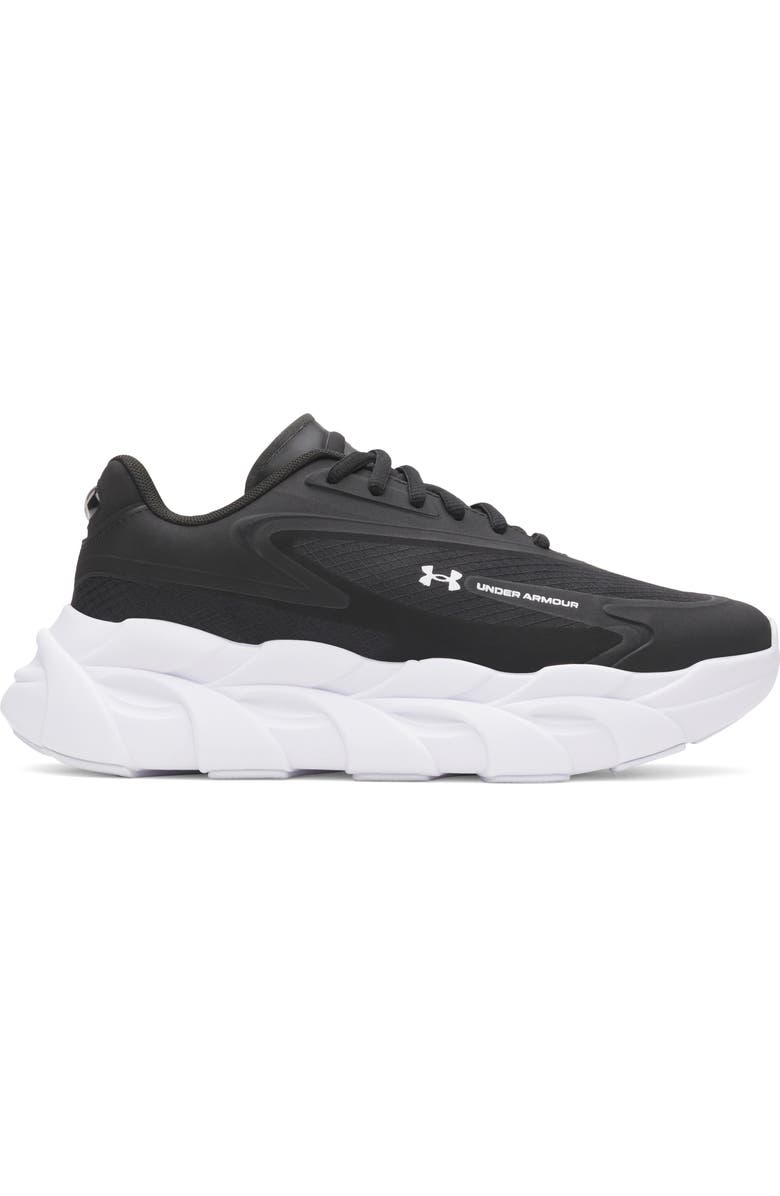 Under Armour UA Halo Runner SE Running Shoe, Alternate, color, Black / White / White