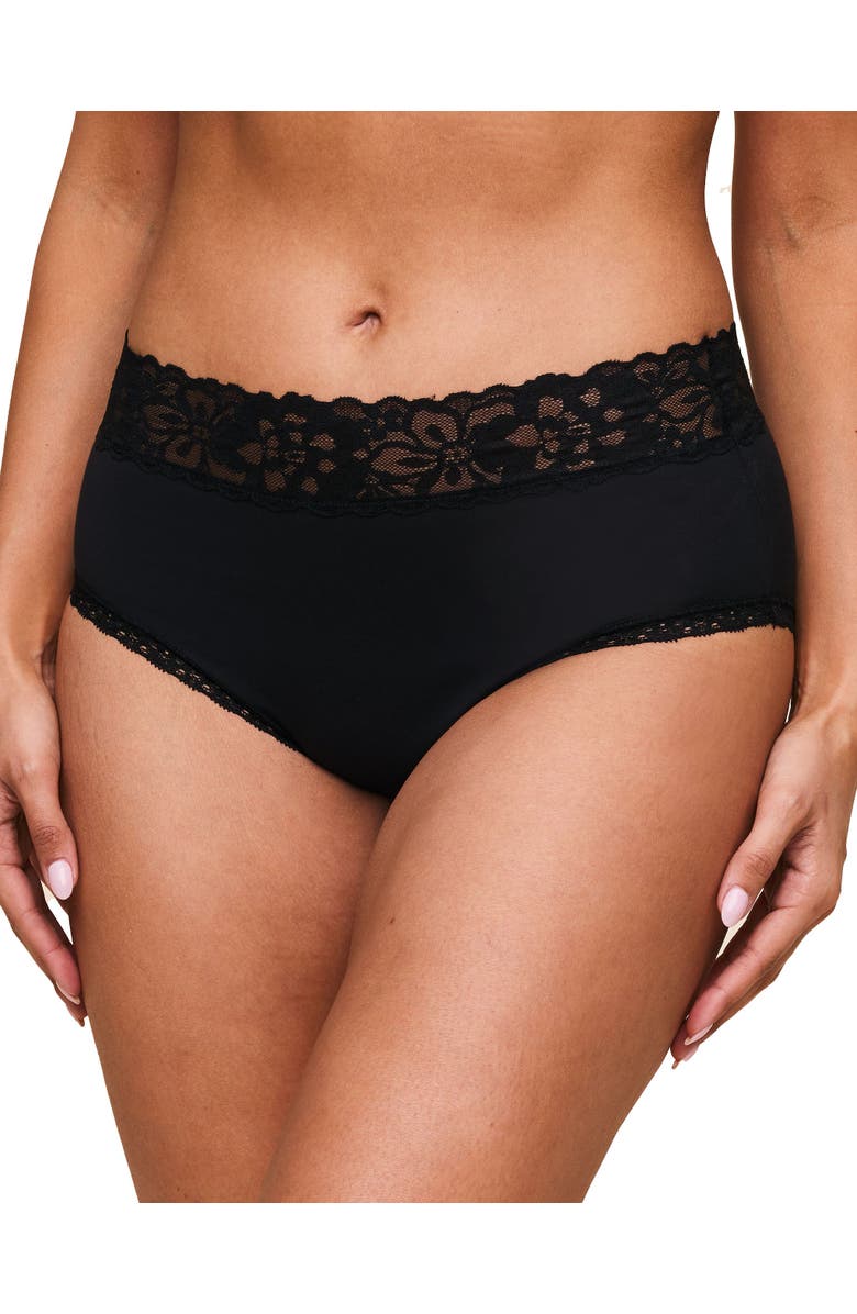 Adore Me Colline High Waisted Panties, Main, color, Black