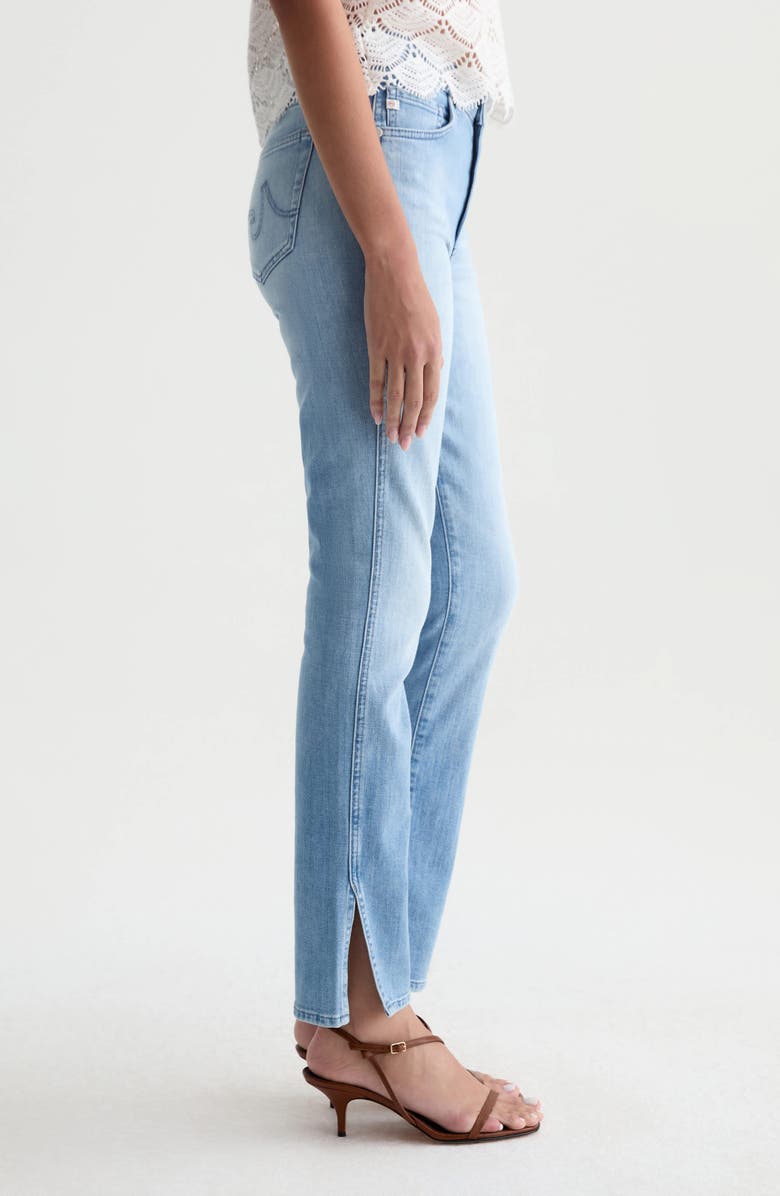 AG Mari Mid Rise Slim Straight Leg Jeans, Alternate, color, Flight