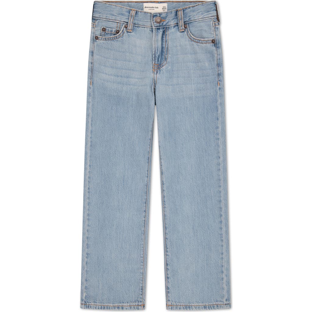 Abercrombie Kids Kids' Loose Fit Jeans In Blue