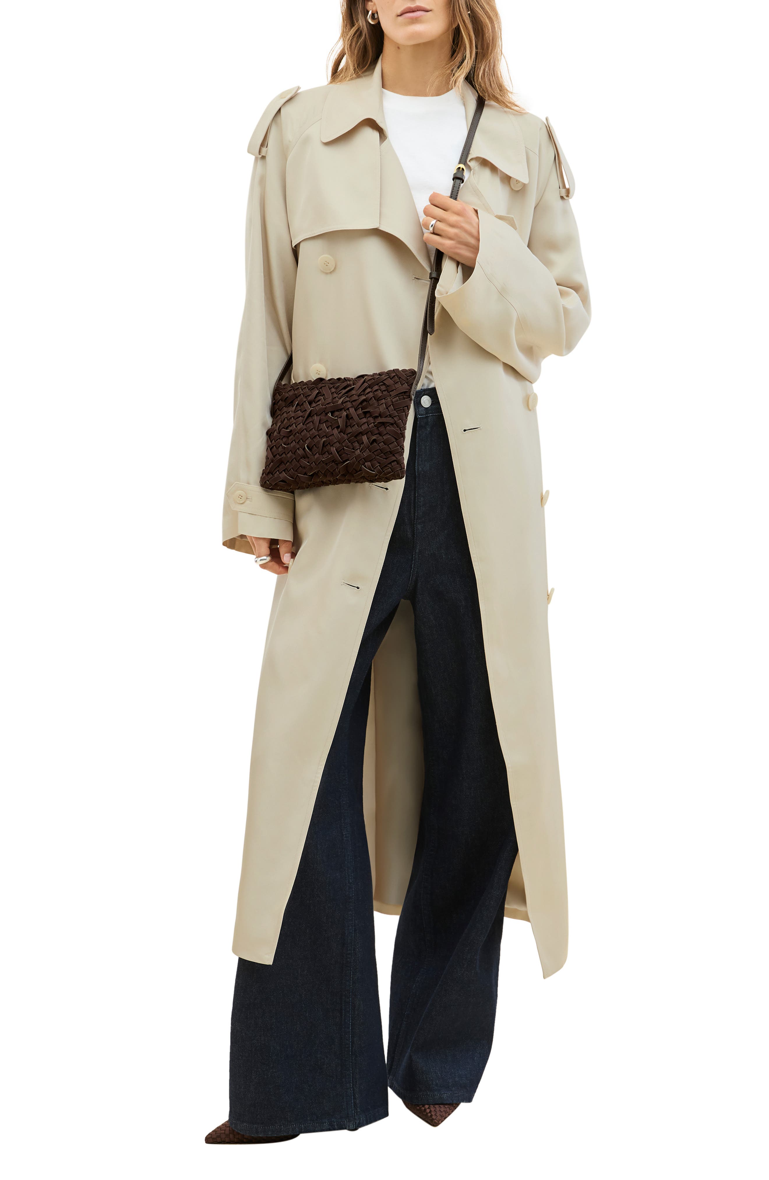 Soho Nest Weave Crossbody Bag, Alternate, color, CHOCOLATE