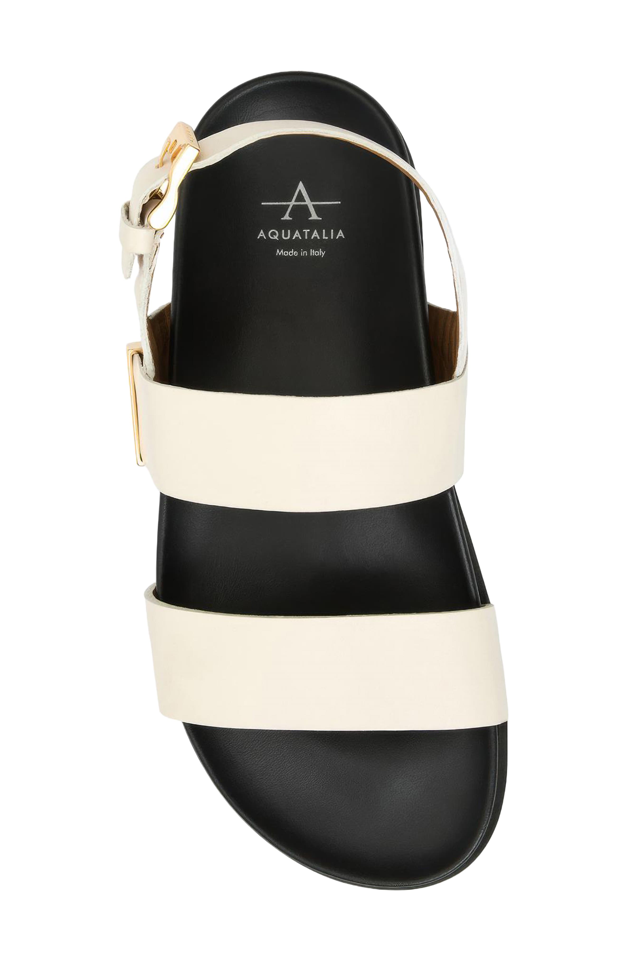 Irma Weatherproof Quarter Strap Sandal, Alternate, color, SOFT WHITE CALF