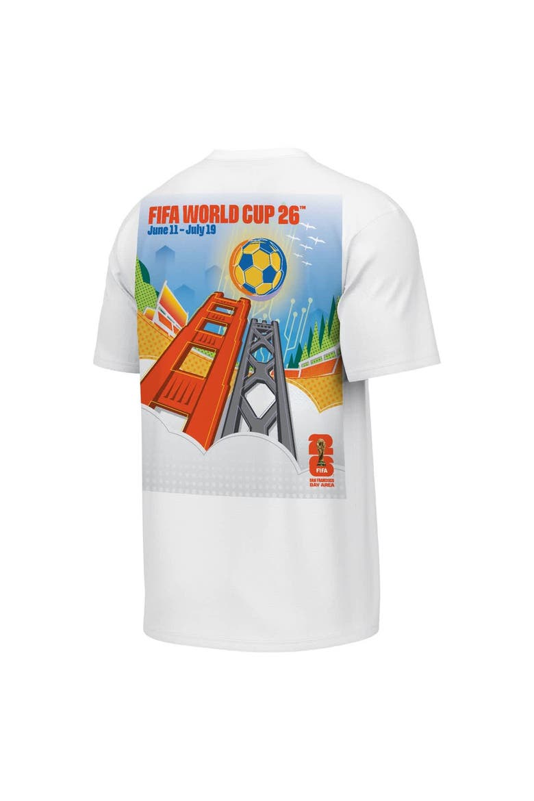 Men's Outerstuff White 2026 FIFA World Cup San Francisco Host City Poster Graphic T-Shirt, Alternate, color, White