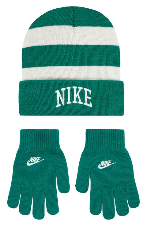 Chunky Stripe Peak Beanie (Big Kid)