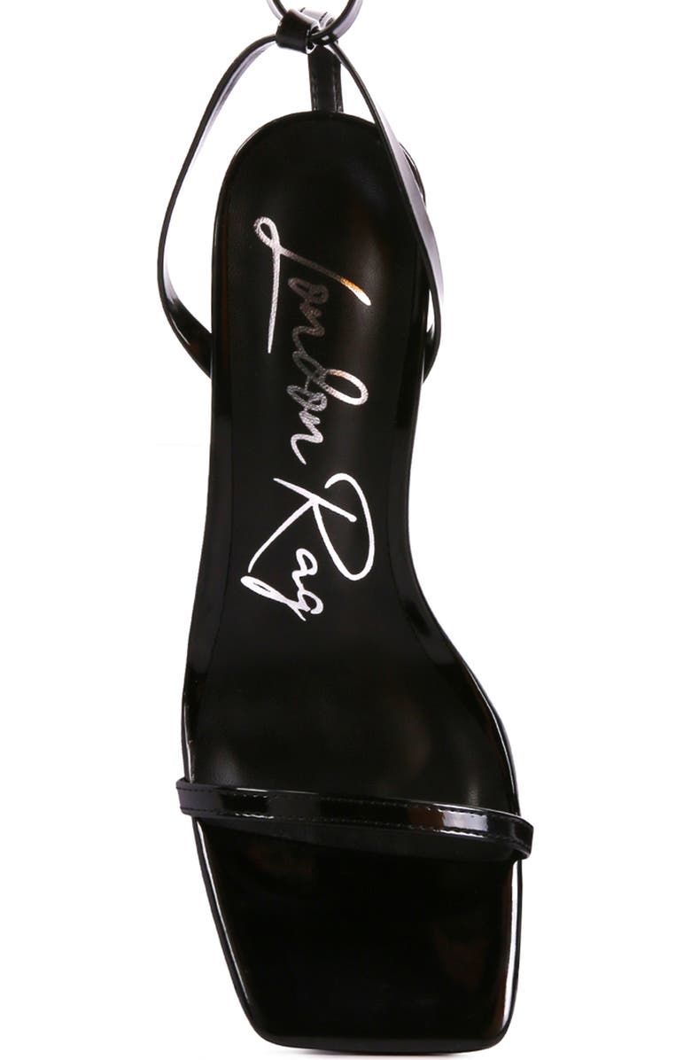 LONDON RAG Lewk Strappy Sandal, Alternate, color, Black