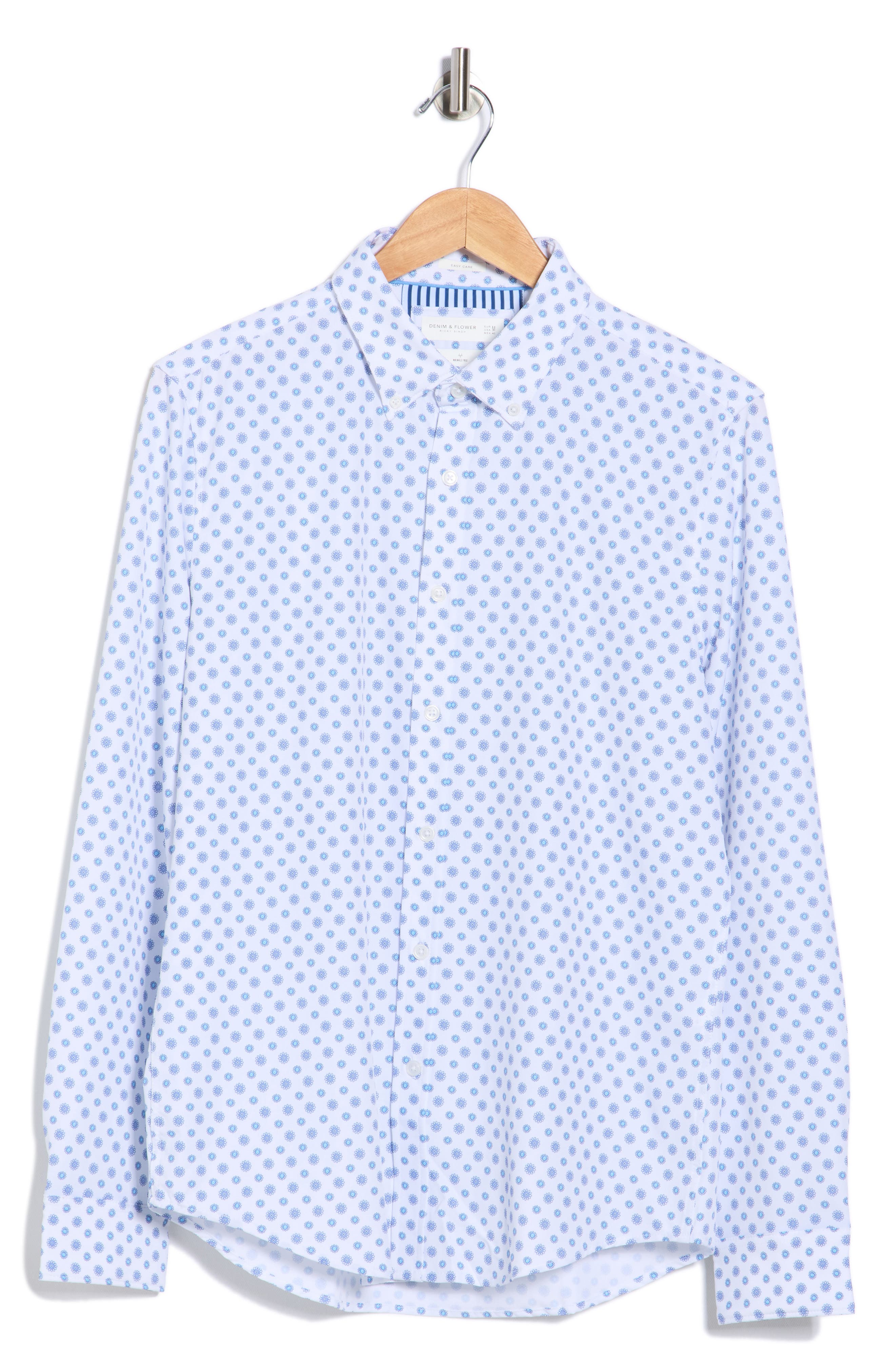 DENIM AND FLOWER Button Front Shirt