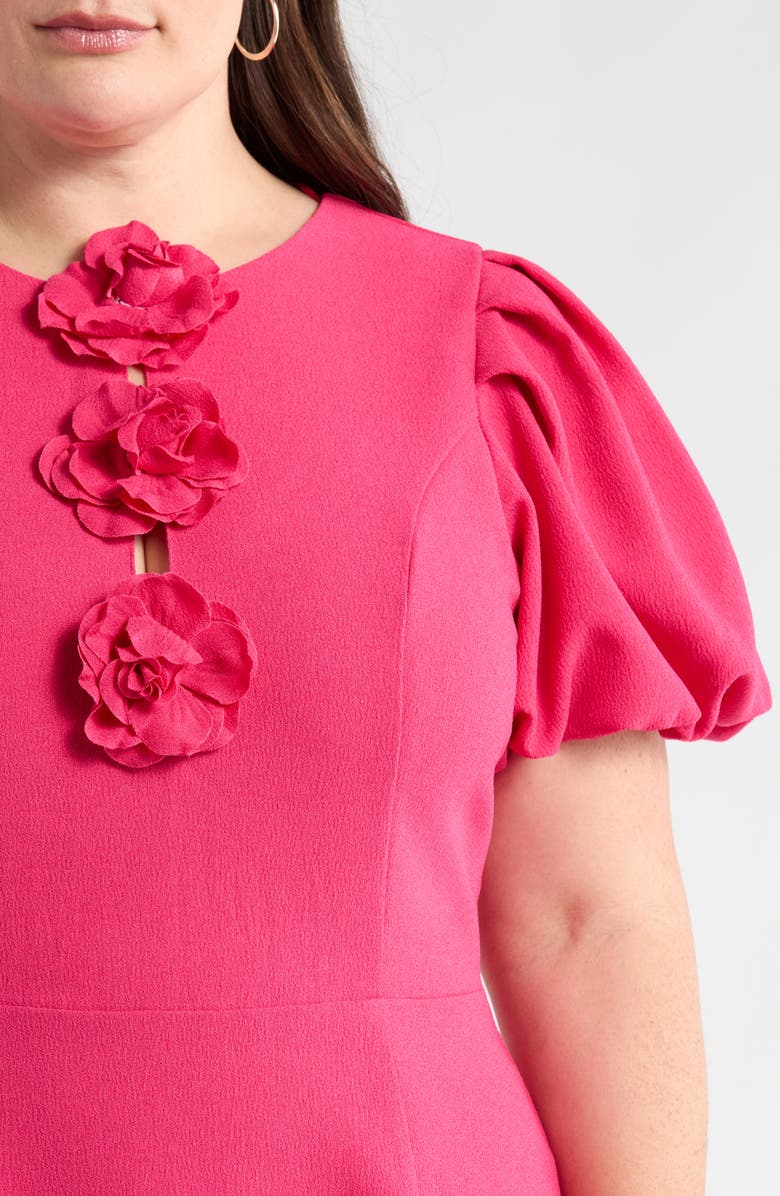 SUGARLIPS Zemira Rosette Bubble Sleeve Minidress, Alternate, color,