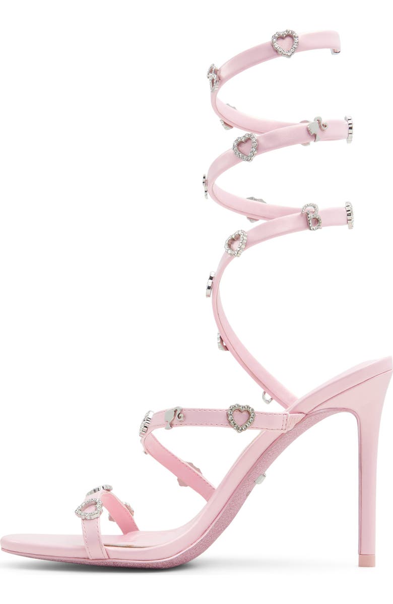 ALDO x Barbie Runway Wraparound Ankle Strap Sandal, Alternate, color,