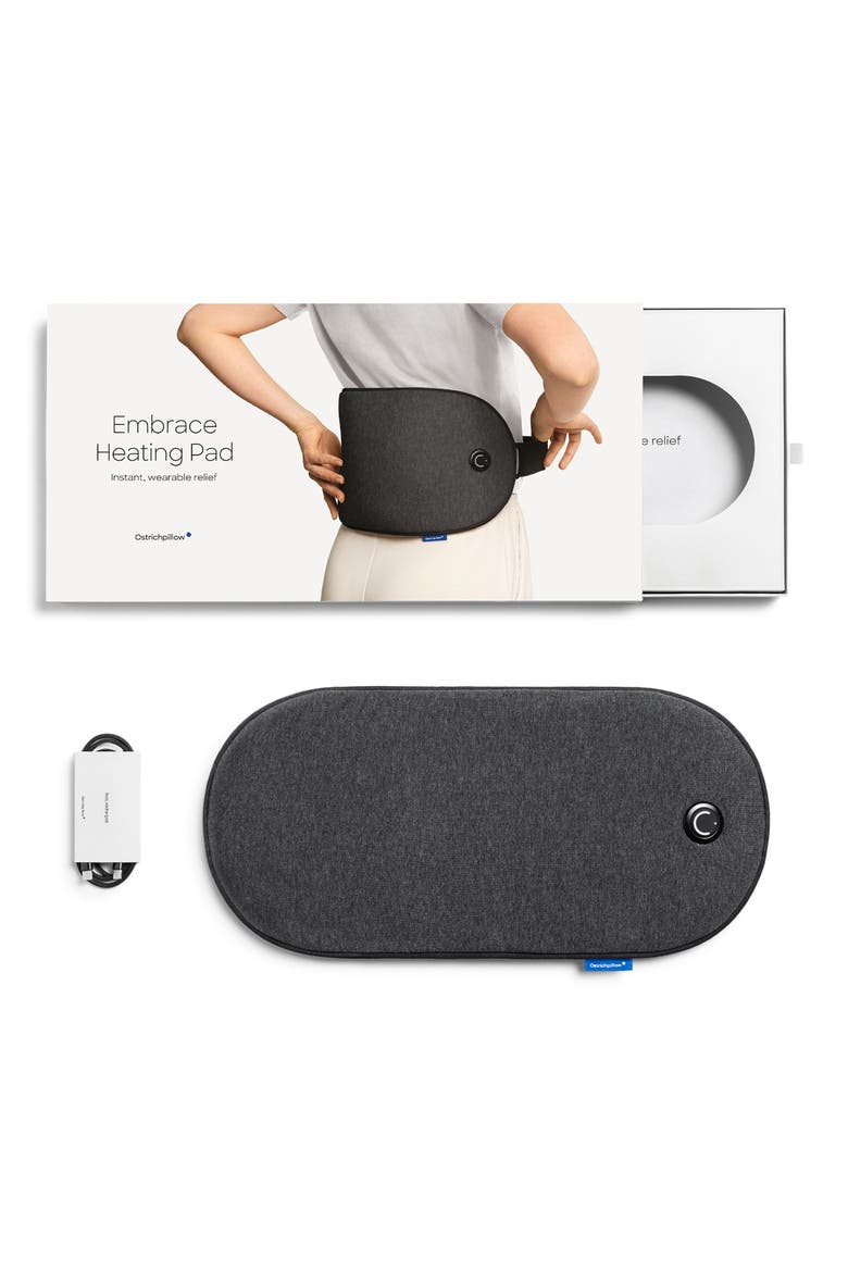 Embrace Heating Pad, Alternate, color, CHARCOAL GREY