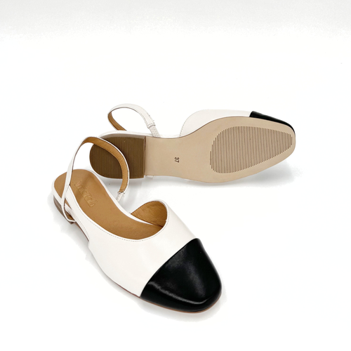 Amie Rafa Lyon Slingback Flat In Animal Print
