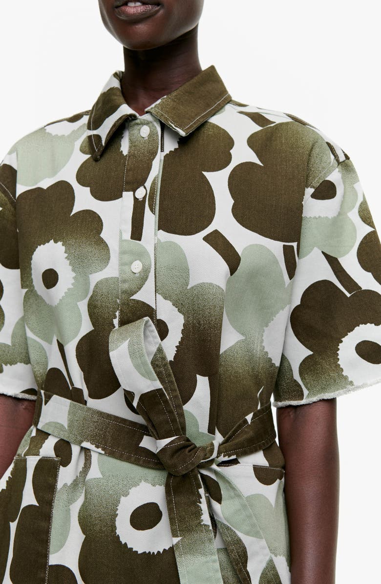 Marimekko Heinikkö Pieni Unikko 2 Shirtdress, Alternate, color,