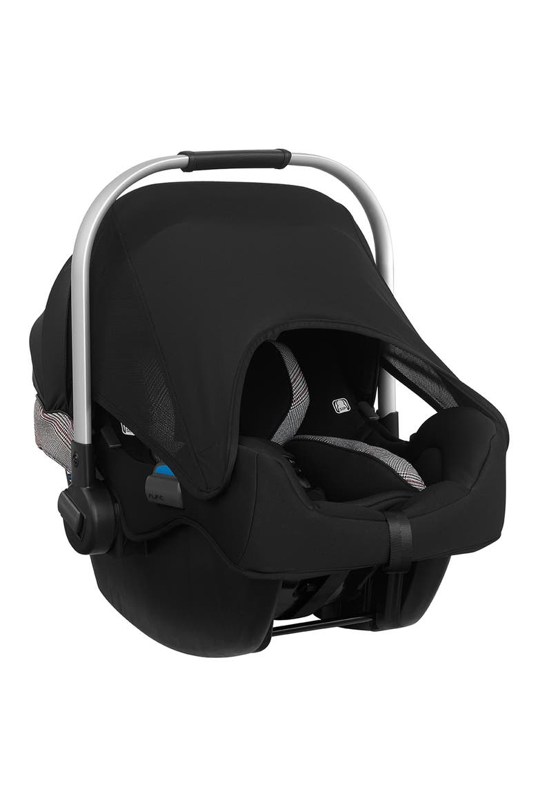 PIPA™ Ellis Flame Retardant Free Car Seat & Base (Nordstrom Exclusive), Alternate, color, CAVIAR/ ZINFANDEL
