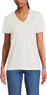 Lands' End Supima Cotton V-Neck T-Shirt