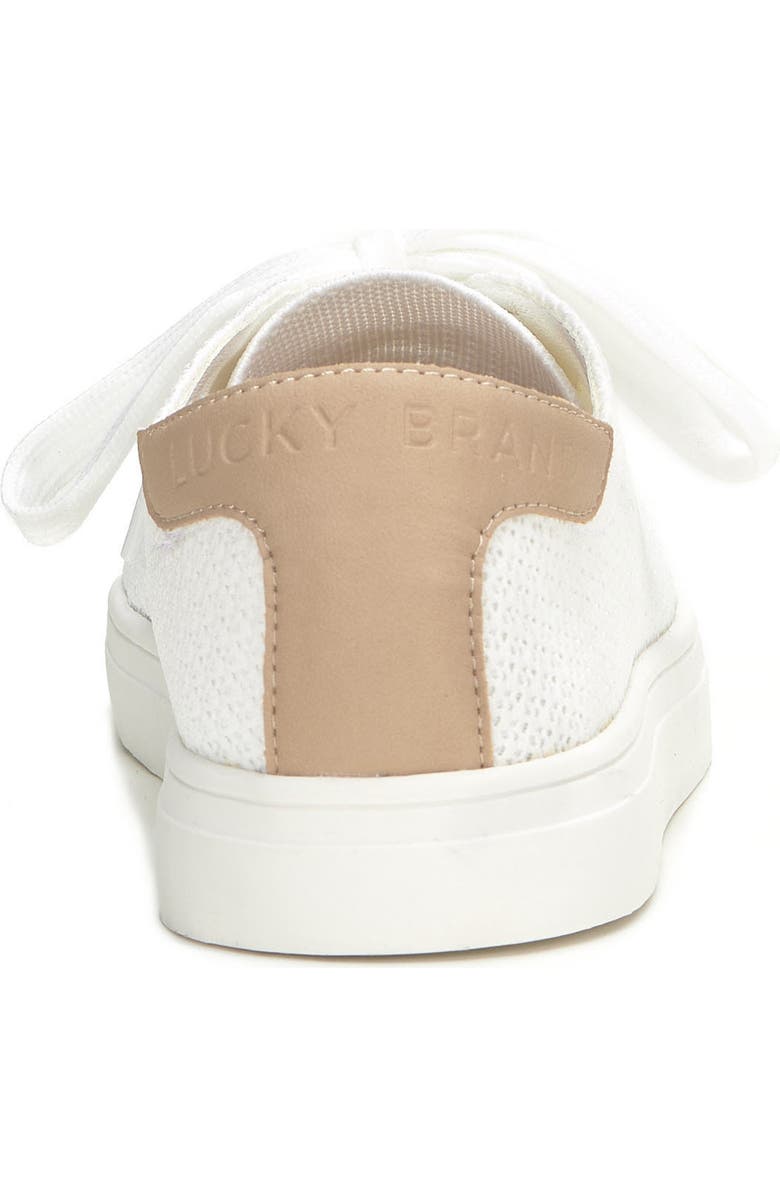 Lucky Brand Leigan Sneaker, Alternate, color, White/ Dove