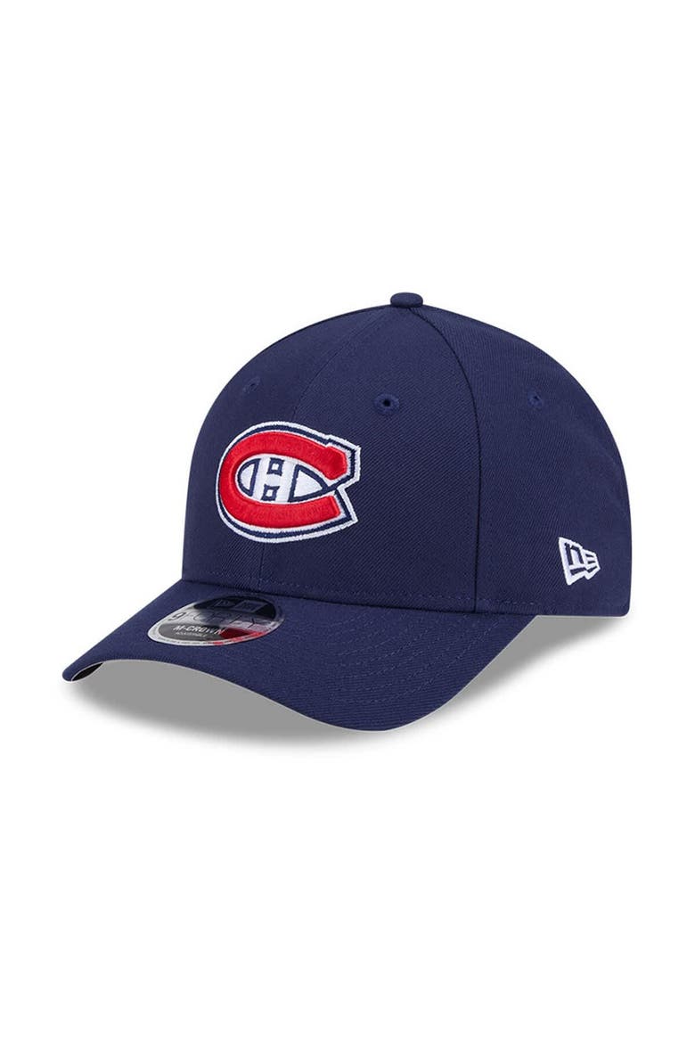 Men's New Era  Navy Montreal Canadiens COOLERA 9FORTY M-Crown Adjustable Hat, Main, color, Navy