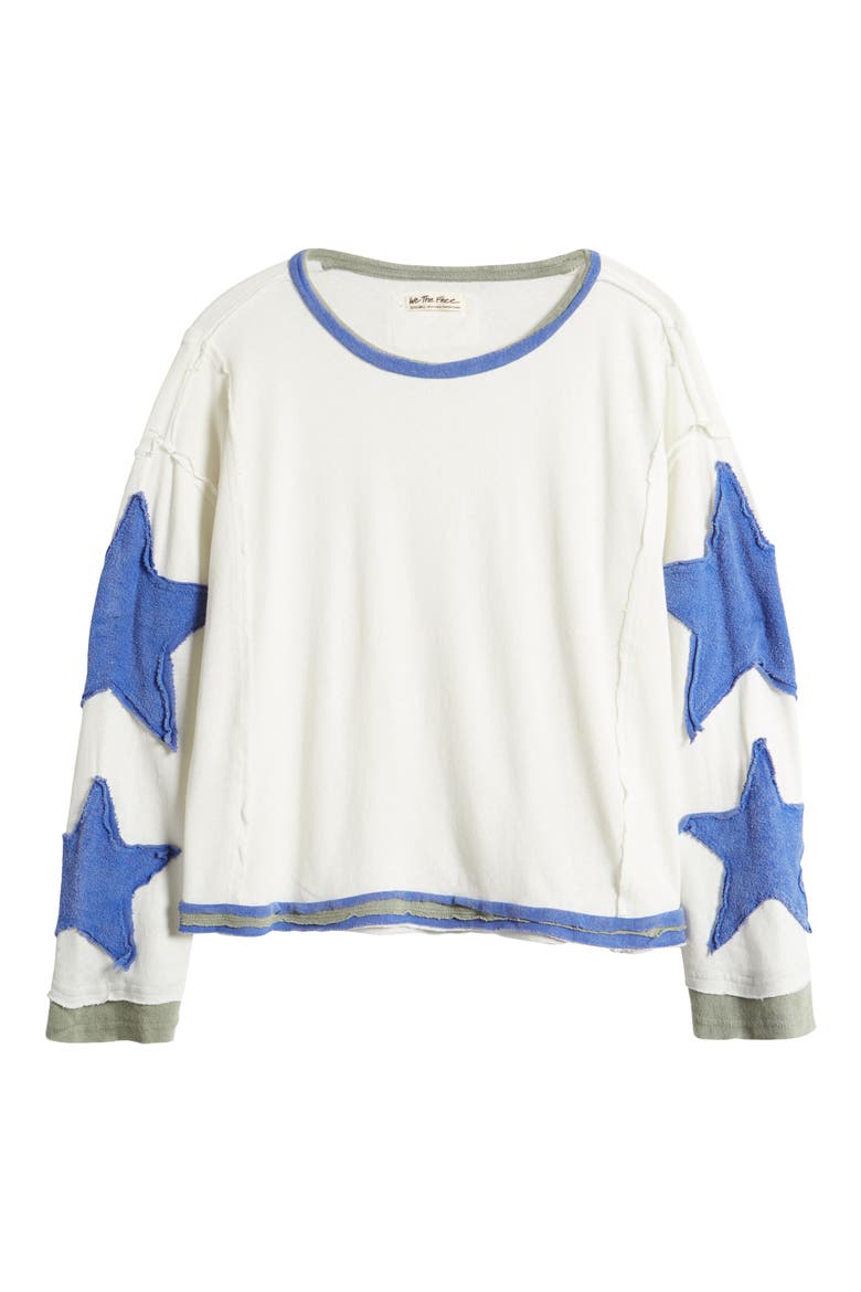 You're a Star Cotton Knit Top, Alternate, color, SNOWNG COMBO