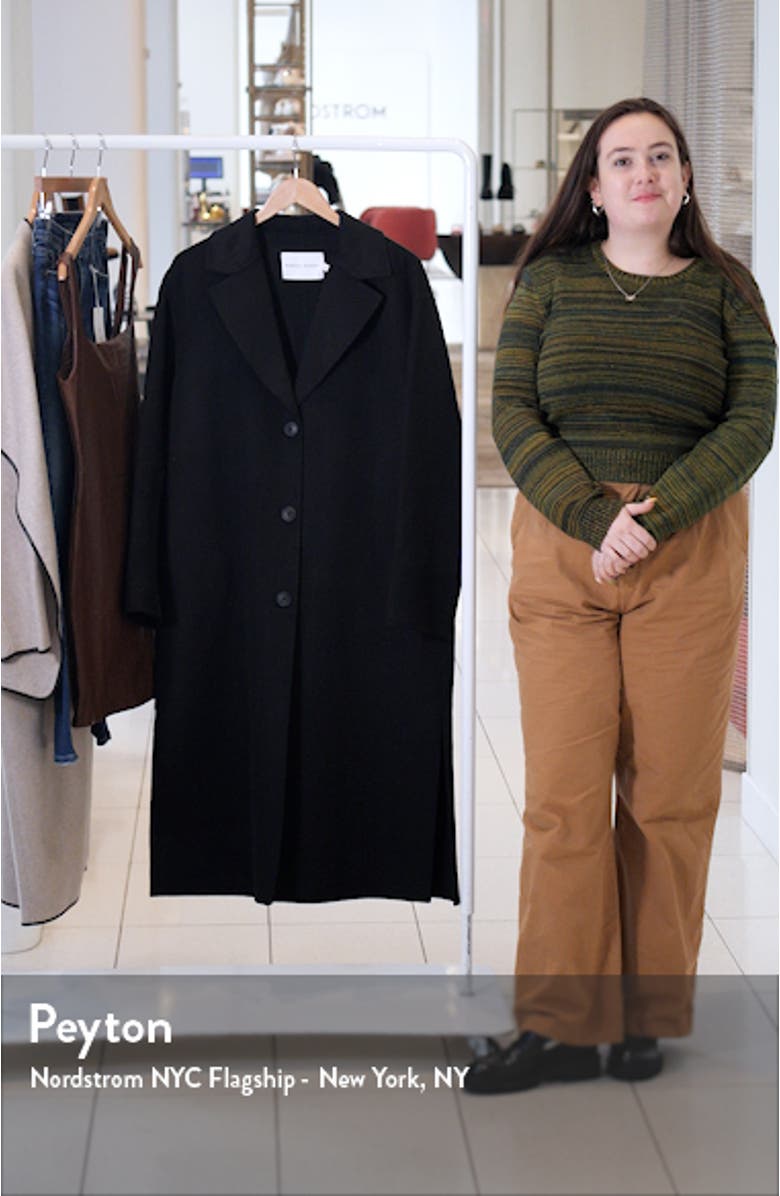 Relaxed Double Face Coat, sales video thumbnail