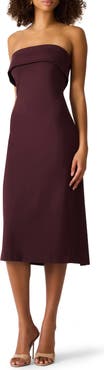 Steve Madden Roslynn Strapless Midi Dress