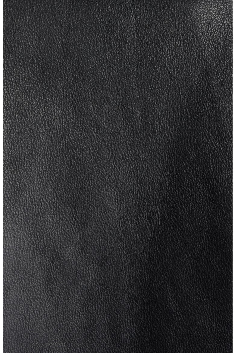 Lontea Leather Jacket, Alternate, color, BLACK
