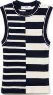 MANGO Stripe Sweater Tank