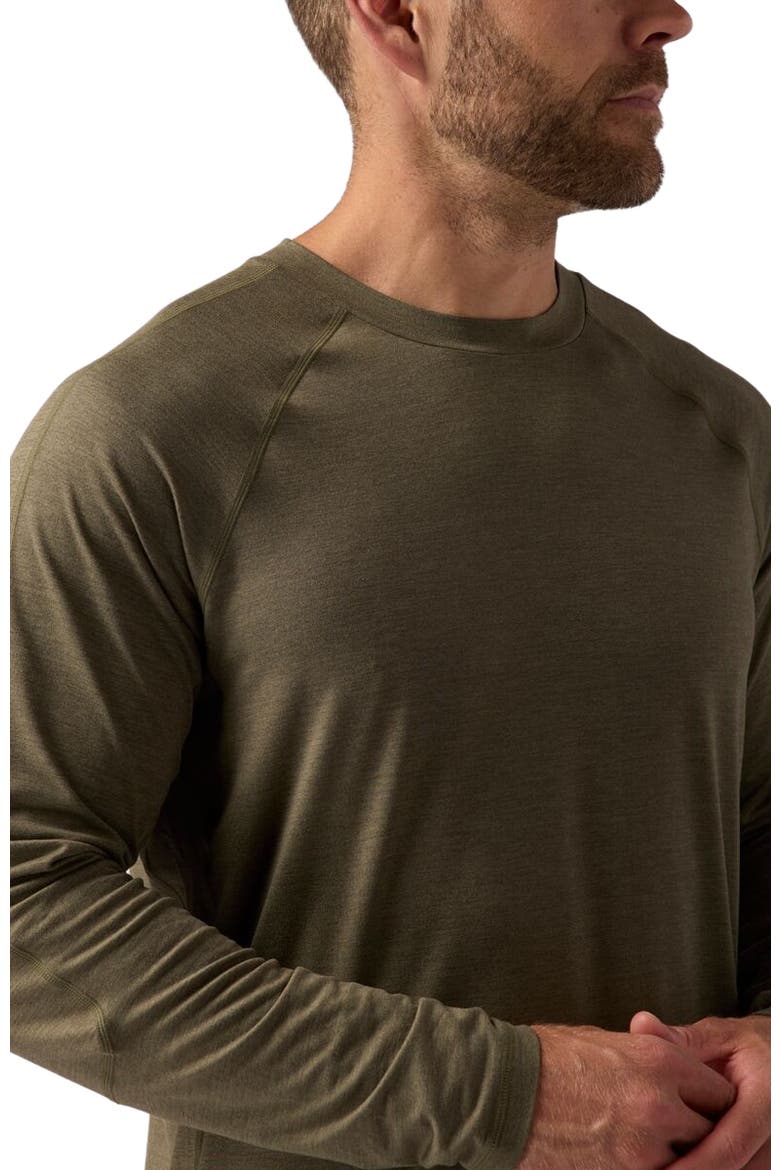 Destination Long-Sleeve Crew Top - Men's, Alternate, color, Kalamata