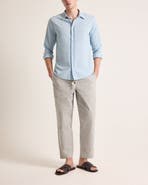 Orlebar Brown Sonoran Seersucker Relaxed Fit Seersucker Stripe Trousers
