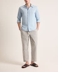 Orlebar Brown Sonoran Seersucker Relaxed Fit Seersucker Stripe Trousers