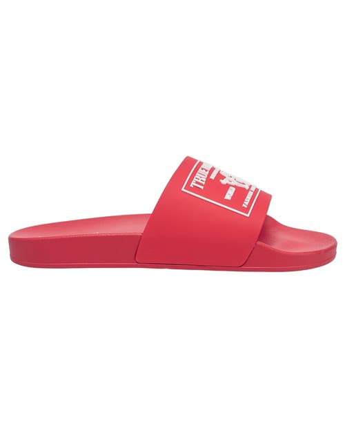 True Religion Kendrick Logo Slide In Red