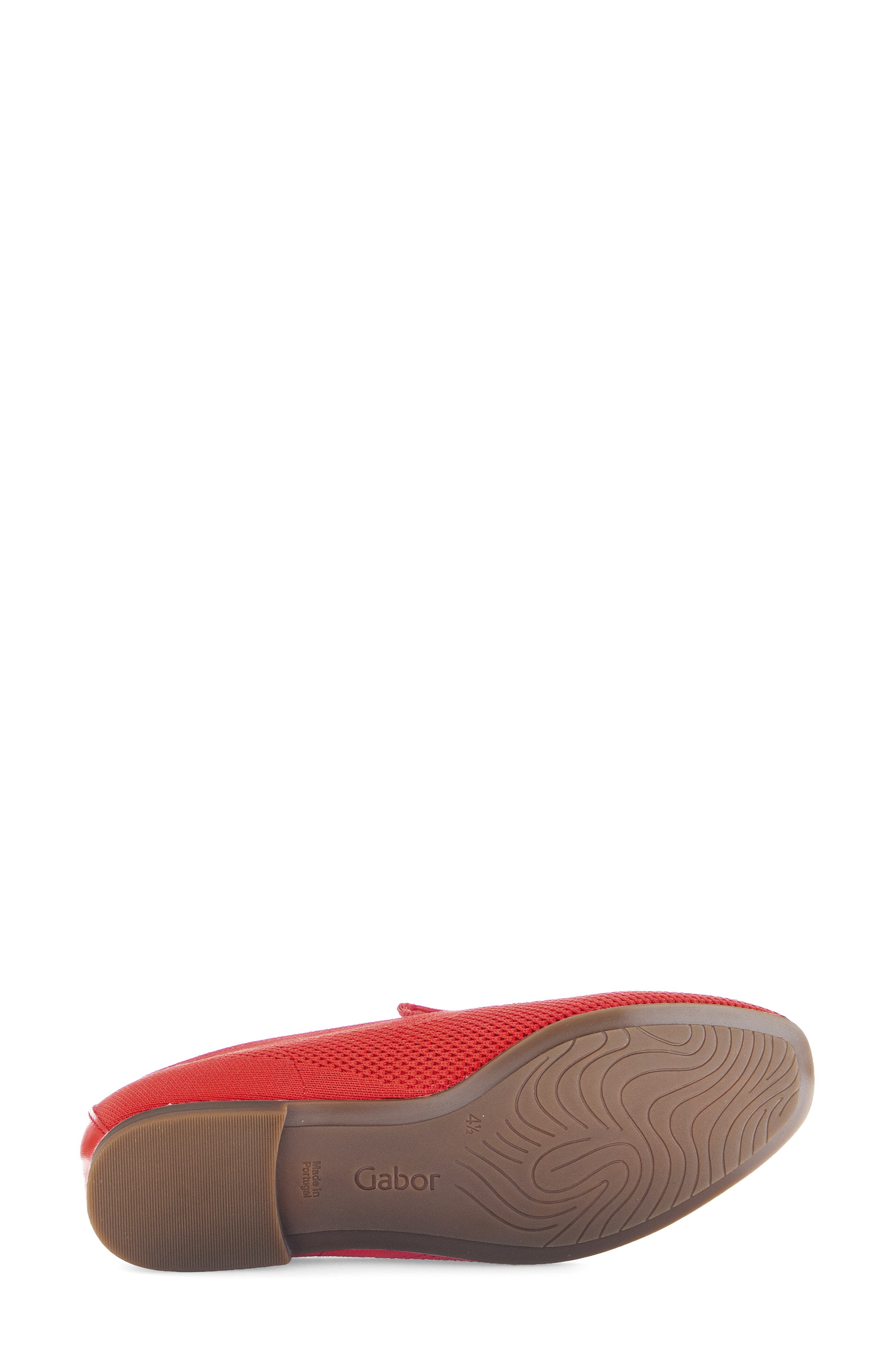 Rhinestone Knit Loafer, Alternate, color, FLAME