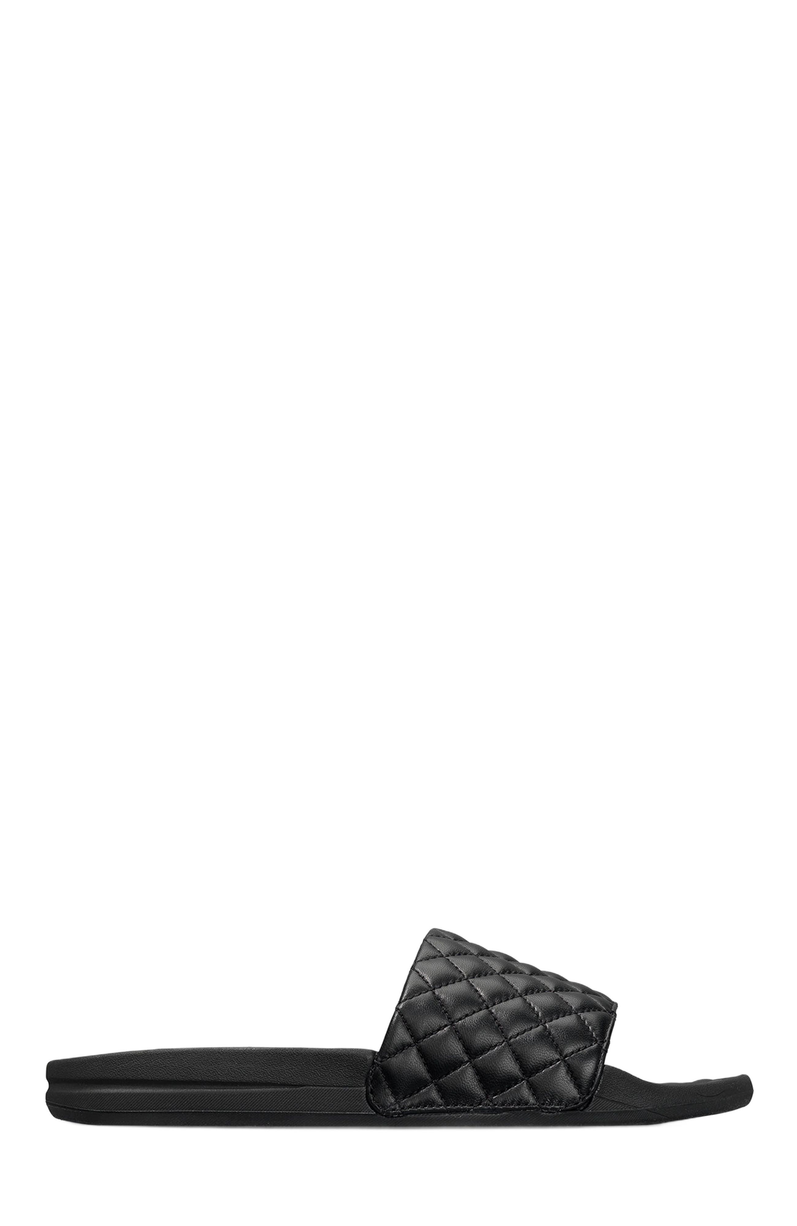 Men's Lusso Slide Sandals, Alternate, color, Black